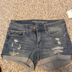 American Eagle distressed shorts